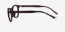 Instant Crush Red PlasticEyeglass Frames from EyeBuyDirect, Side View