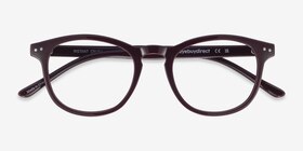 Instant Crush Rouge Plastique Montures de lunettes de vue d'EyeBuyDirect, Vue Rapprochée