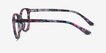 Muse Pink Floral PlasticEyeglass Frames from EyeBuyDirect, Side View