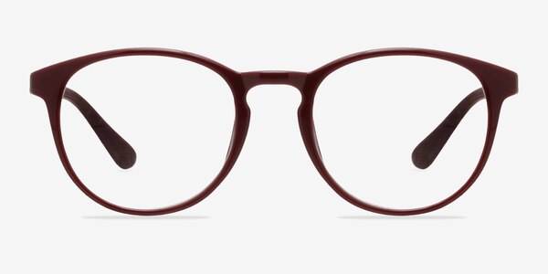 Muse Dark Red Plastic Eyeglass Frames