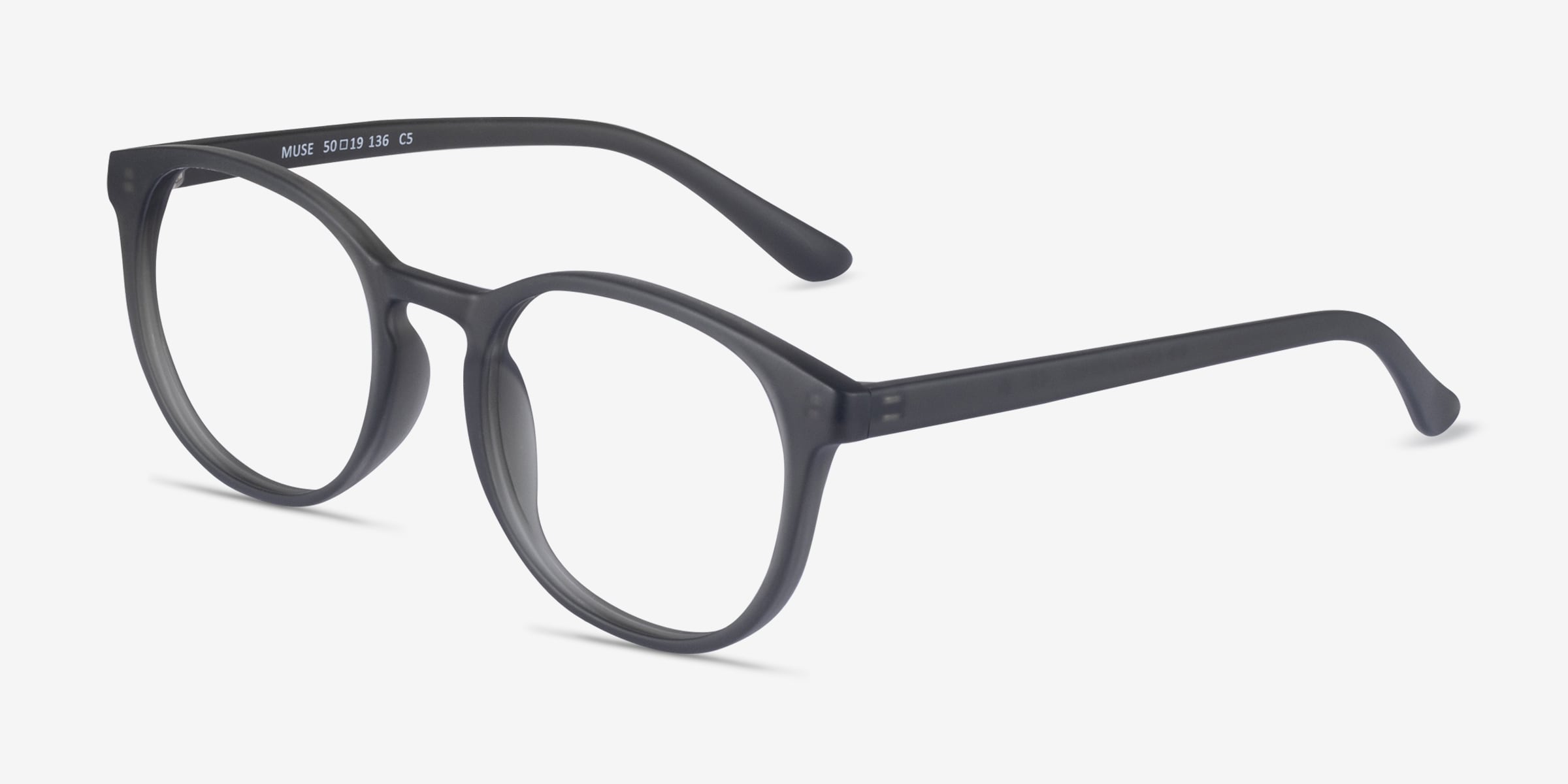 Muse Round Dark Red Glasses for Women | Eyebuydirect