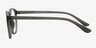 Muse Matte Gray PlastiqueMontures de lunettes de vue d'EyeBuyDirect, Vue de Côté