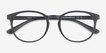 Muse Matte Gray PlasticEyeglass Frames from EyeBuyDirect, Closed View