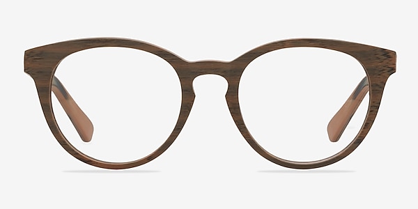 Stanford Brown/Striped Acetate Eyeglass Frames