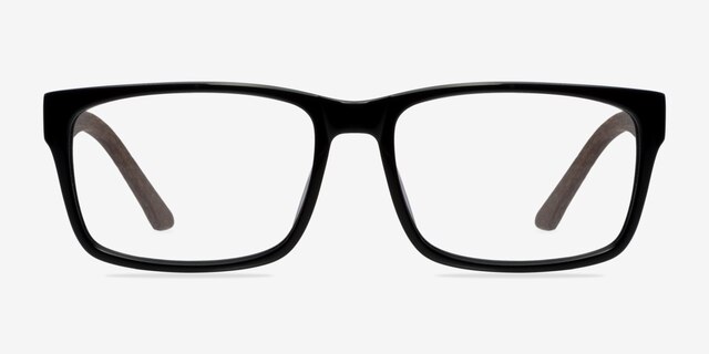 Lexington Black & brown AcetateEyeglass Frames from EyeBuyDirect, Front View