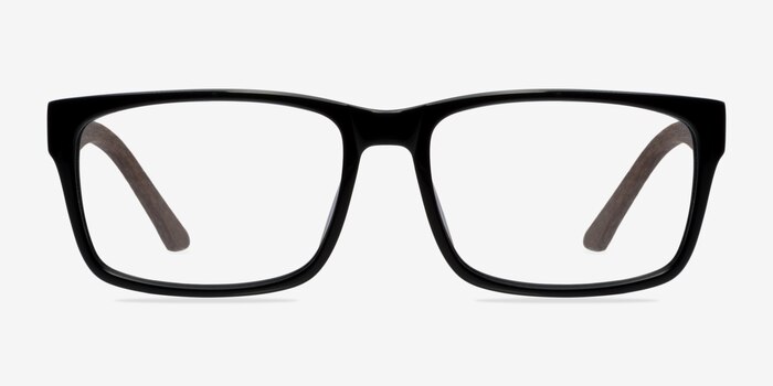 Lexington Black/brown Acétate Montures de lunettes de vue d'EyeBuyDirect