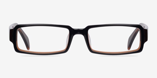 Shasta Brown AcetateEyeglass Frames from EyeBuyDirect, Front View
