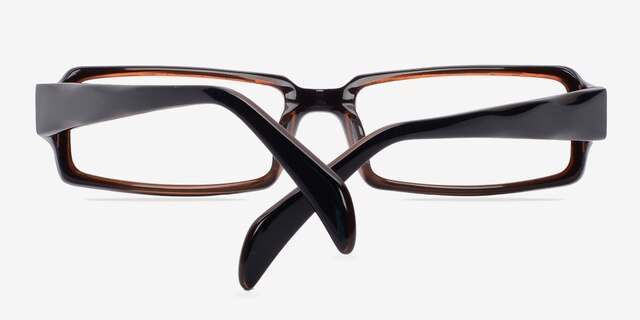 Shasta Brown AcetateEyeglass Frames from EyeBuyDirect, Closed View