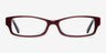 Mara Red AcetateEyeglass Frames from EyeBuyDirect, Front View