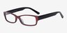 Mara Red AcetateEyeglass Frames from EyeBuyDirect, Angle View