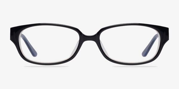 Rogers Noir Acétate Montures de lunettes de vue