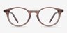 Fade Translucent Smoked Taupe AcetateEyeglass Frames from EyeBuyDirect, Front View
