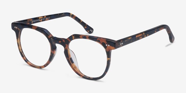 Atmosphere Blueberry Tea AcetateEyeglass Frames from EyeBuyDirect, Angle View