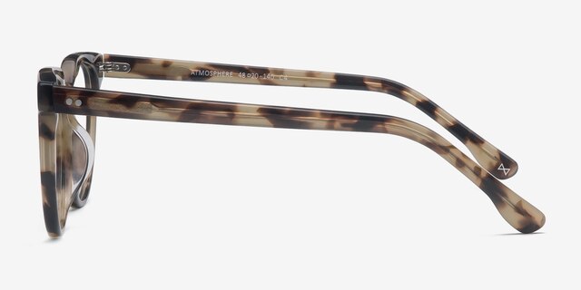 Atmosphere Glazed Tortoise AcetateEyeglass Frames from EyeBuyDirect, Side View