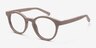 Breeze Beige AcetateEyeglass Frames from EyeBuyDirect, Angle View