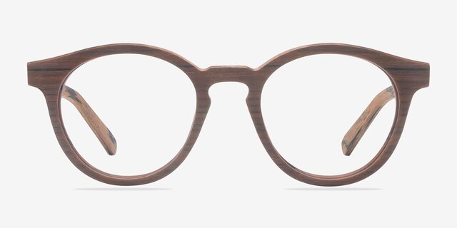 Breeze Brown AcetateEyeglass Frames from EyeBuyDirect, Front View