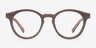 Breeze Brown AcetateEyeglass Frames from EyeBuyDirect, Front View
