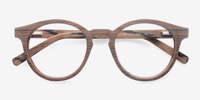 Breeze Brown AcetateEyeglass Frames from EyeBuyDirect, Closed View