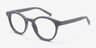 Breeze Gray AcetateEyeglass Frames from EyeBuyDirect, Angle View