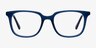 Ornette Blue AcetateEyeglass Frames from EyeBuyDirect, Front View