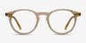 Kyoto Clear Yellow AcetateEyeglass Frames from EyeBuyDirect, Front View
