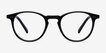 Kyoto Black AcetateEyeglass Frames from EyeBuyDirect, Front View