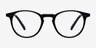 Kyoto Black AcetateEyeglass Frames from EyeBuyDirect, Front View