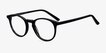 Kyoto Black AcetateEyeglass Frames from EyeBuyDirect, Angle View