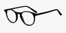 Kyoto Black AcetateEyeglass Frames from EyeBuyDirect, Angle View