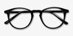 Kyoto Black AcetateEyeglass Frames from EyeBuyDirect, Closed View