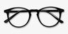 Kyoto Black AcetateEyeglass Frames from EyeBuyDirect, Closed View