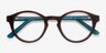 Dreamy Brown Blue Wood-textureEyeglass Frames from EyeBuyDirect, Closed View
