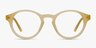 Dreamy Matte Yellow AcetateEyeglass Frames from EyeBuyDirect, Front View