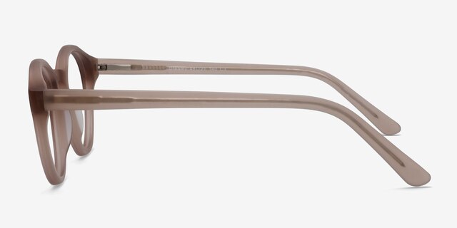 Dreamy Matte Brown AcetateEyeglass Frames from EyeBuyDirect, Side View
