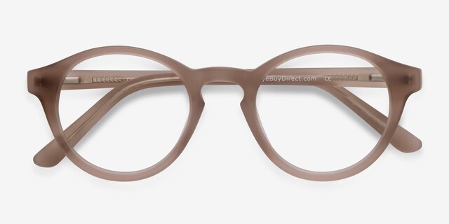 Dreamy Matte Brown AcetateEyeglass Frames from EyeBuyDirect, Closed View