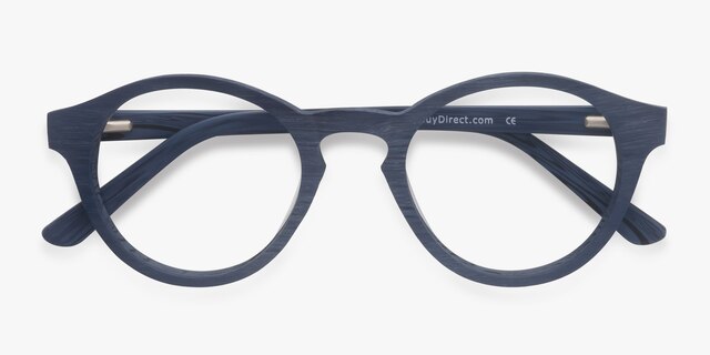 Dreamy Blue AcetateEyeglass Frames from EyeBuyDirect, Closed View