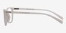 Champ Clear & White PlasticEyeglass Frames from EyeBuyDirect, Side View