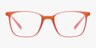 Champ Matte Peach PlasticEyeglass Frames from EyeBuyDirect, Front View