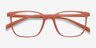 Champ Matte Peach PlasticEyeglass Frames from EyeBuyDirect, Closed View