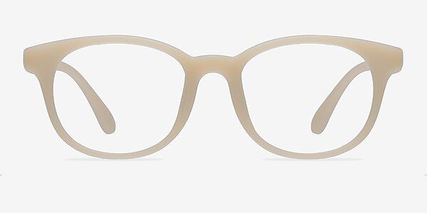 Norah Matte Beige Plastique Montures de lunettes de vue
