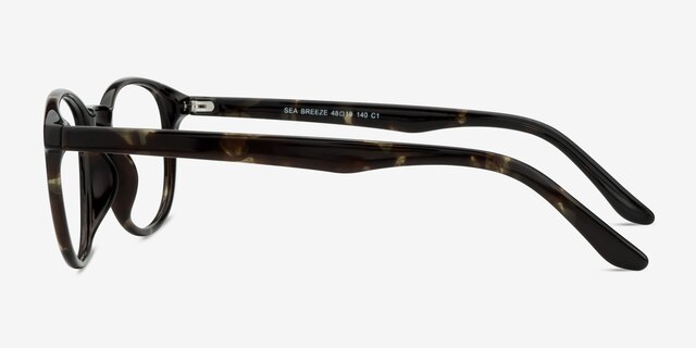 Sea Breeze Écailles PlastiqueMontures de lunettes de vue d'EyeBuyDirect, Vue de Côté