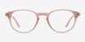 Sea Breeze Pink PlasticEyeglass Frames from EyeBuyDirect, Front View