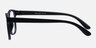 Milo Matte Black PlasticEyeglass Frames from EyeBuyDirect, Side View