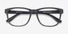 Milo Matte Black PlasticEyeglass Frames from EyeBuyDirect, Closed View