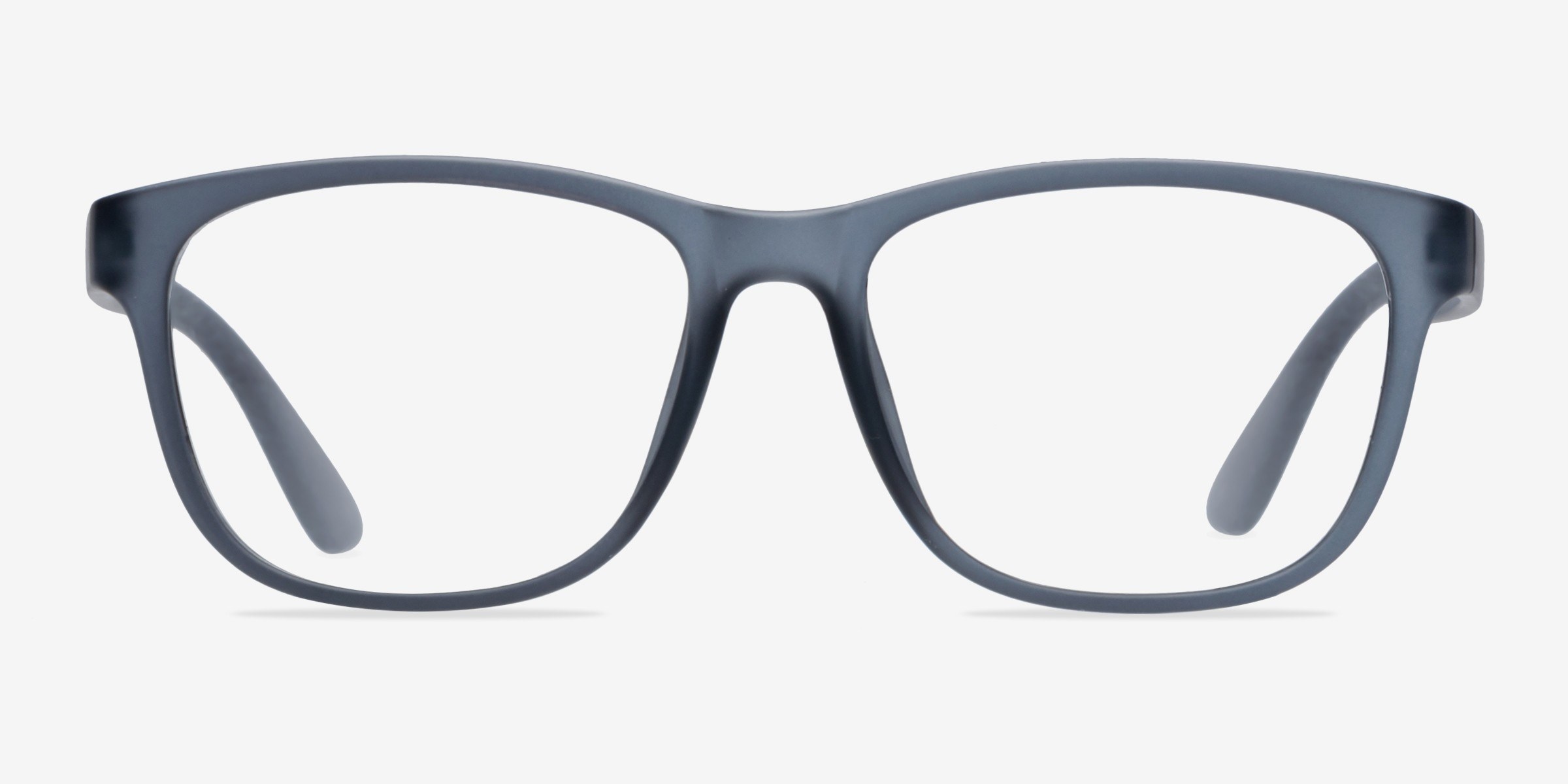 Milo Square Matte Gray Full Rim Eyeglasses Eyebuydirect