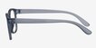 Milo Matte Gray PlasticEyeglass Frames from EyeBuyDirect, Side View