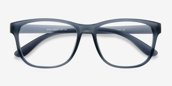 Matte Gray Milo -  Plastic Eyeglasses