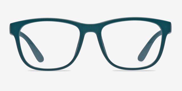 Milo Matte Green PlasticEyeglass Frames from EyeBuyDirect, Front View
