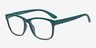 Milo Matte Green PlasticEyeglass Frames from EyeBuyDirect, Angle View