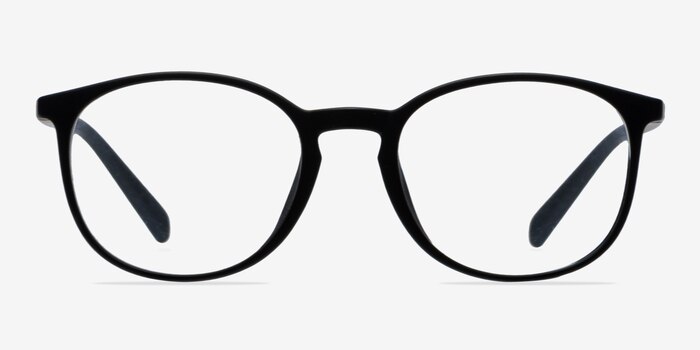 Dinah Matte Black Plastique Montures de lunettes de vue d'EyeBuyDirect